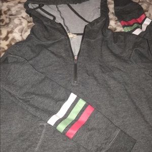 Half-zipped hoodie